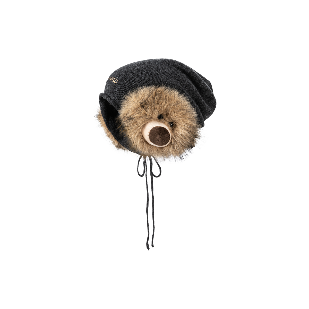 13DE MARZO Doozoo Slouch Hat Dark Grey