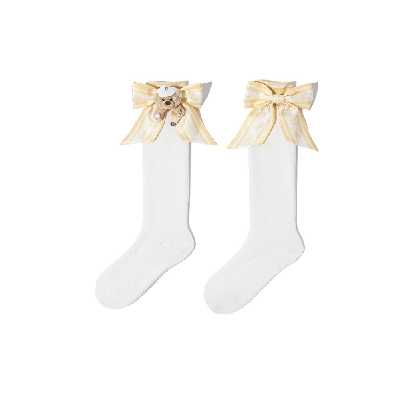 13DE MARZO Golf Mid-Calf Socks White - 13DE MARZO