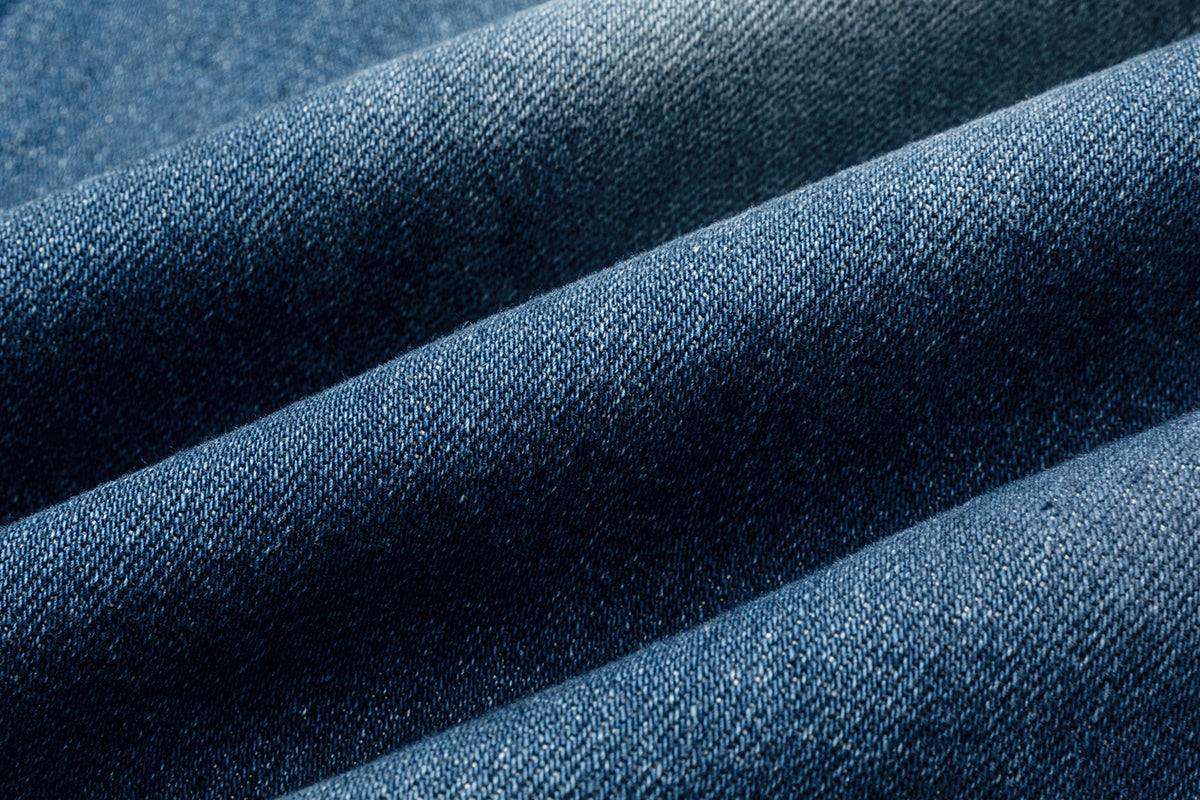 13DE MARZO Luminous Bear Straight Leg Jeans Navy Blue