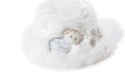 13DE MARZO Snow Bear Bucket Hat White - 13DE MARZO