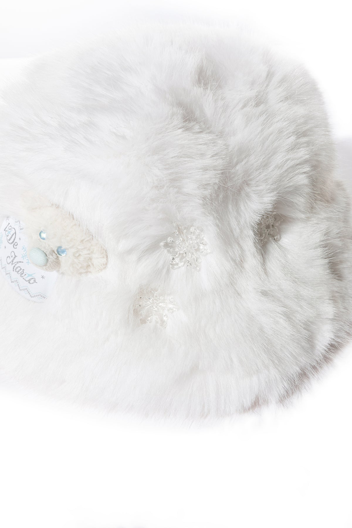 13DE MARZO Snow Bear Bucket Hat White - 13DE MARZO