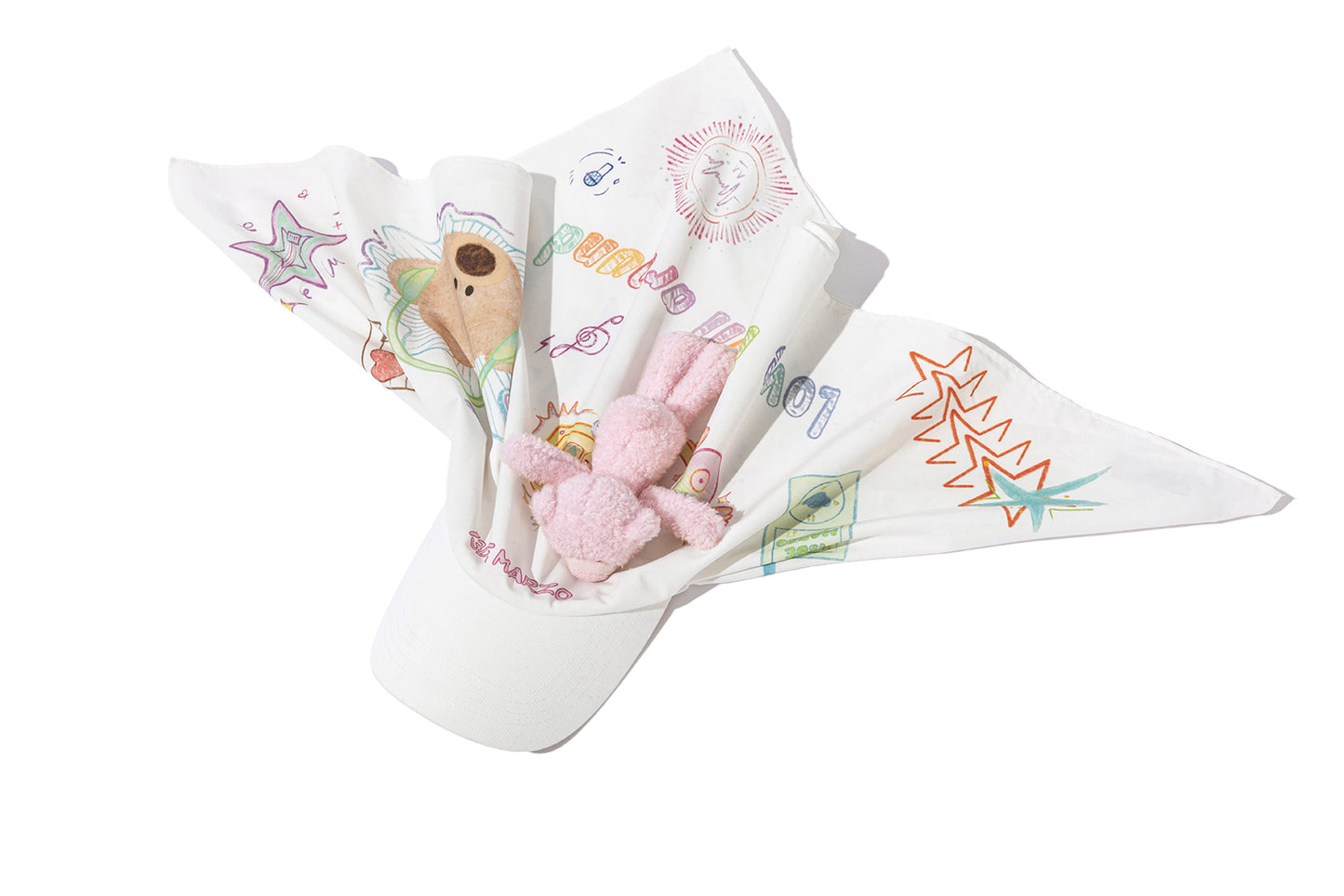 13DE MARZO Musical Festvial Bear Headscarf - 13DE MARZO