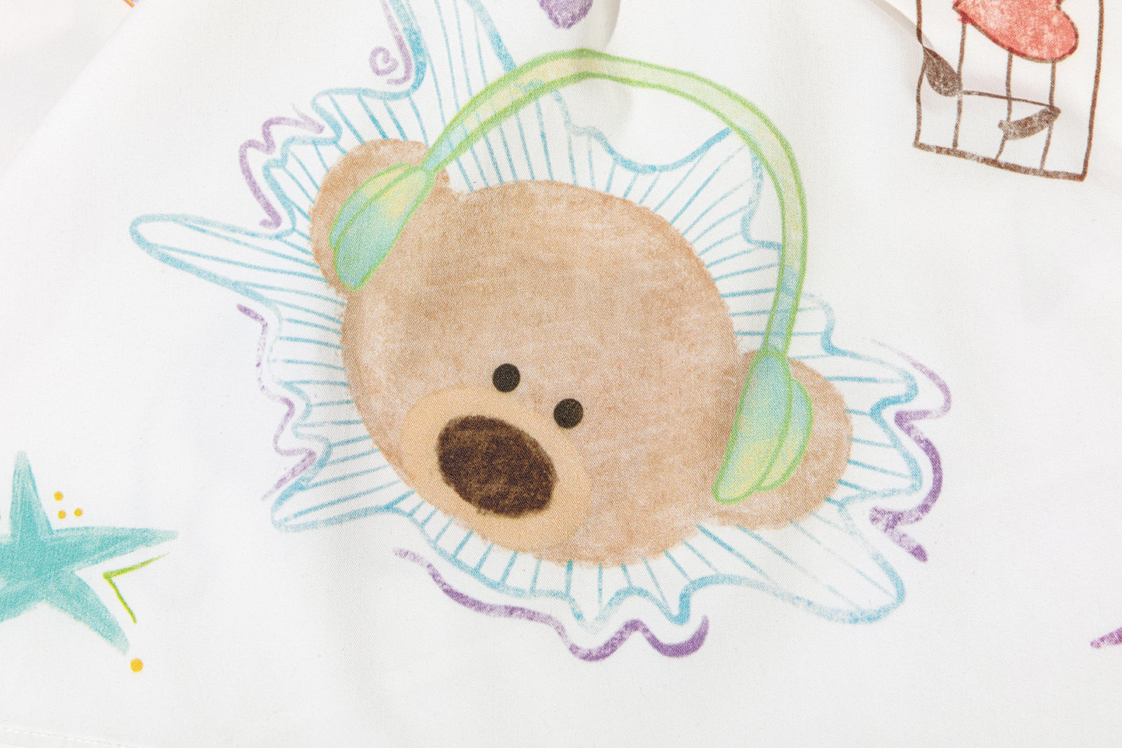 13DE MARZO Musical Festvial Bear Headscarf - 13DE MARZO