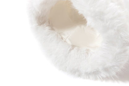 13DE MARZO Snow Bear Bucket Hat White - 13DE MARZO