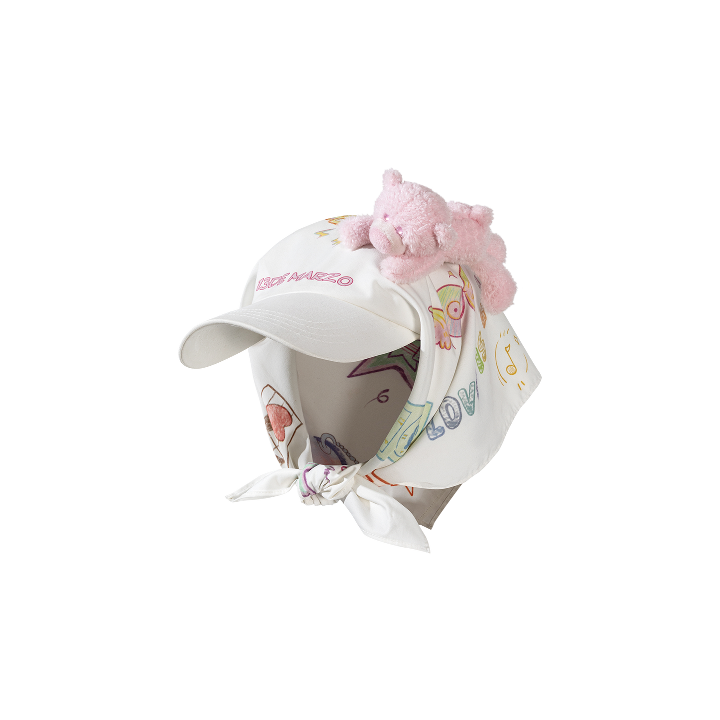 13DE MARZO Musical Festvial Bear Headscarf - 13DE MARZO