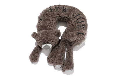13DE MARZO Plush U-Shaped Travel Pillow Dark Grey - 13DE MARZO