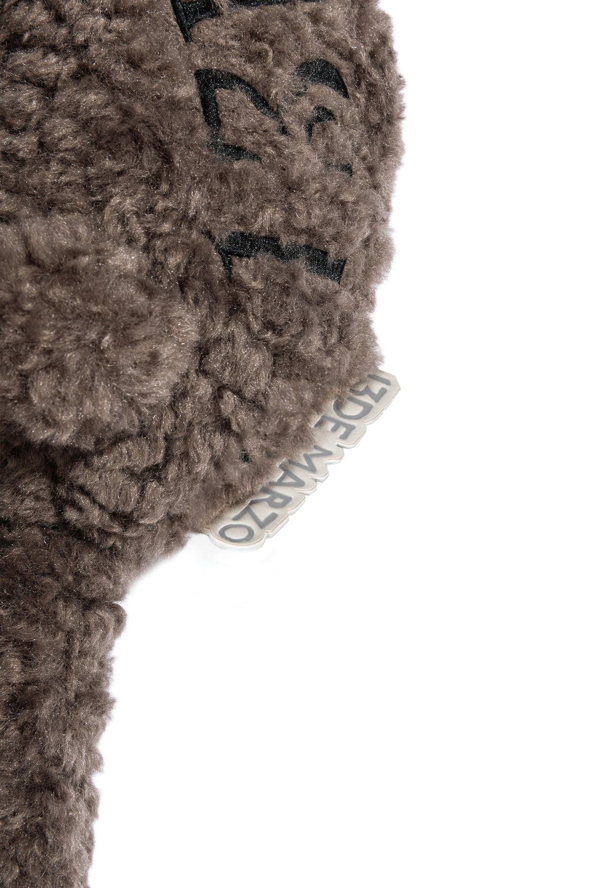13DE MARZO Plush U-Shaped Travel Pillow Dark Grey - 13DE MARZO
