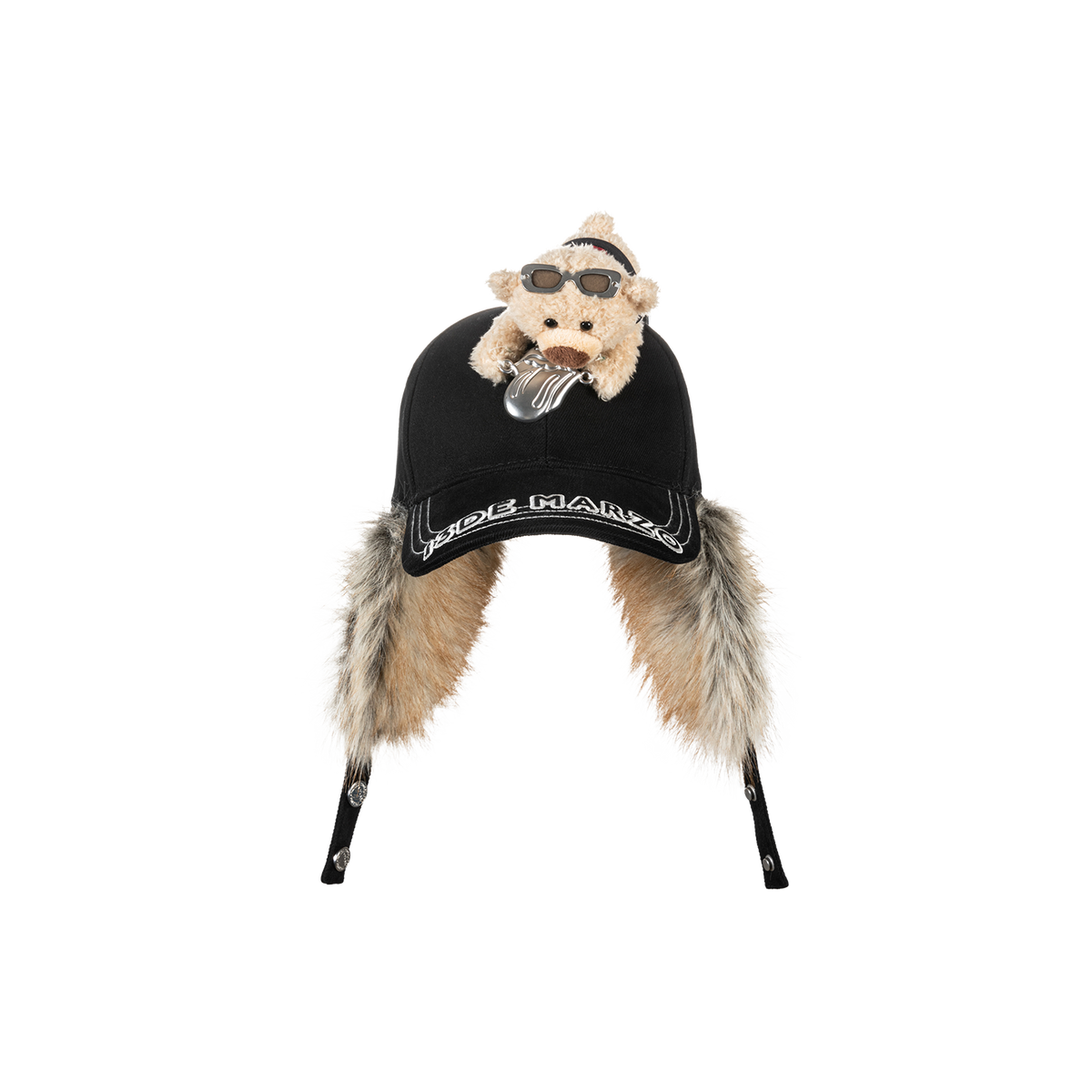 13DE MARZO Rolling Stones Furry Earflap Cap