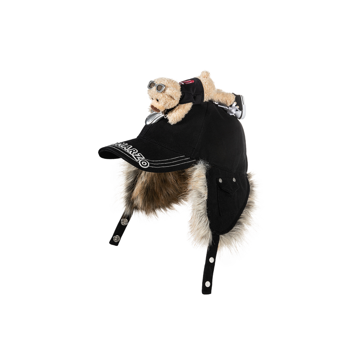 13DE MARZO Rolling Stones Furry Earflap Cap