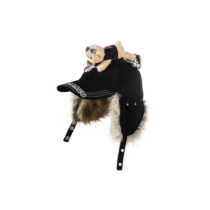13DE MARZO Rolling Stones Furry Earflap Cap