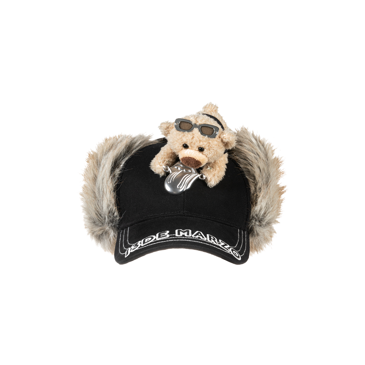13DE MARZO Rolling Stones Furry Earflap Cap