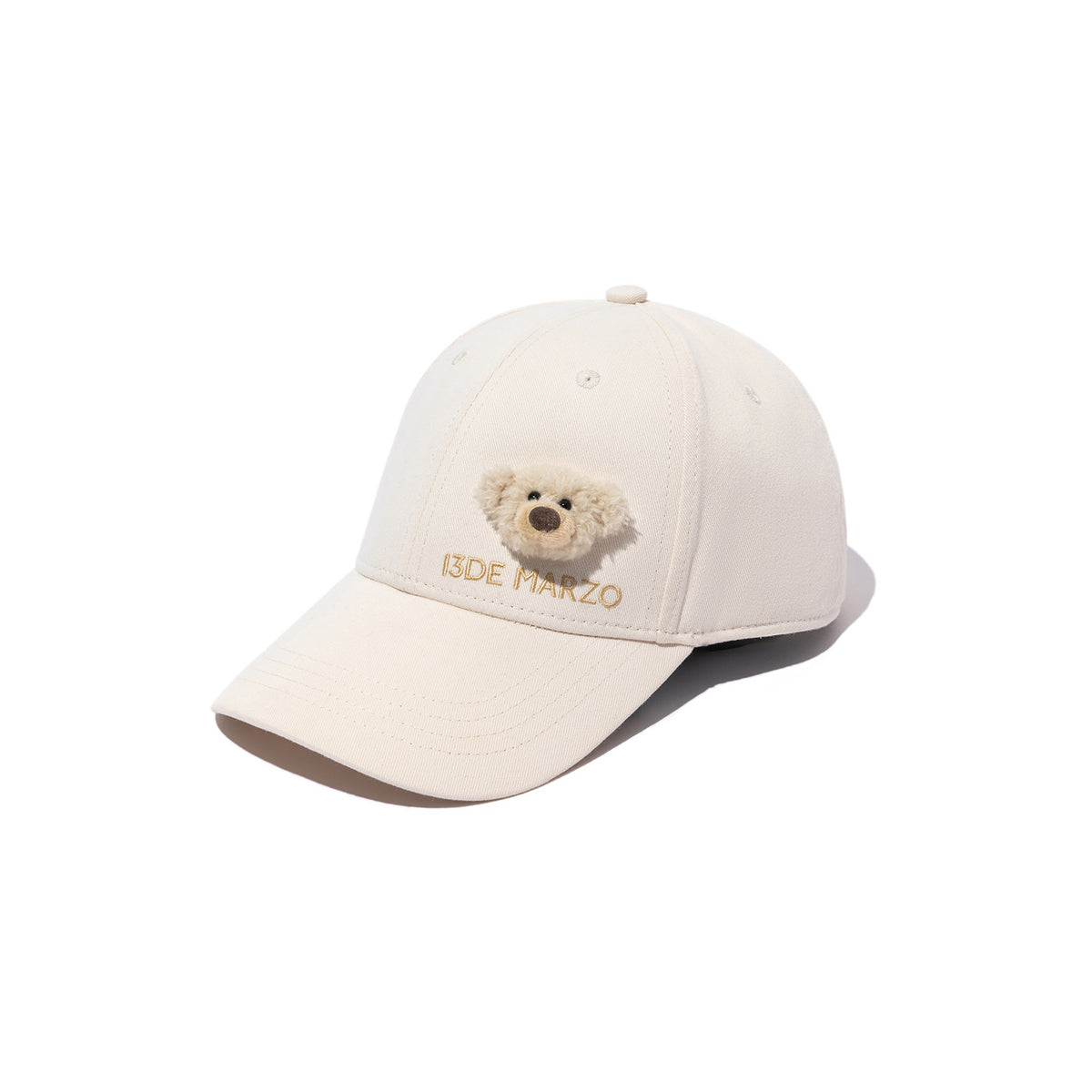 13DE MARZO Basic Baseball Cap Beige
