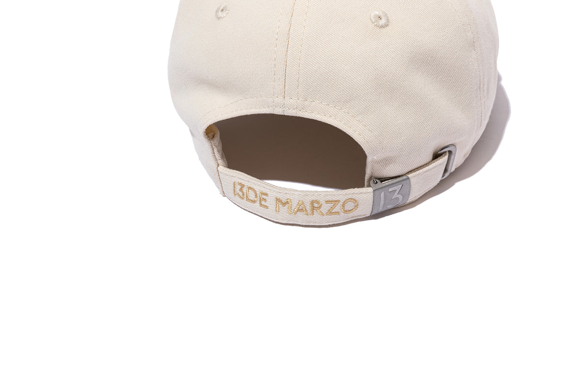 13DE MARZO Basic Baseball Cap Beige