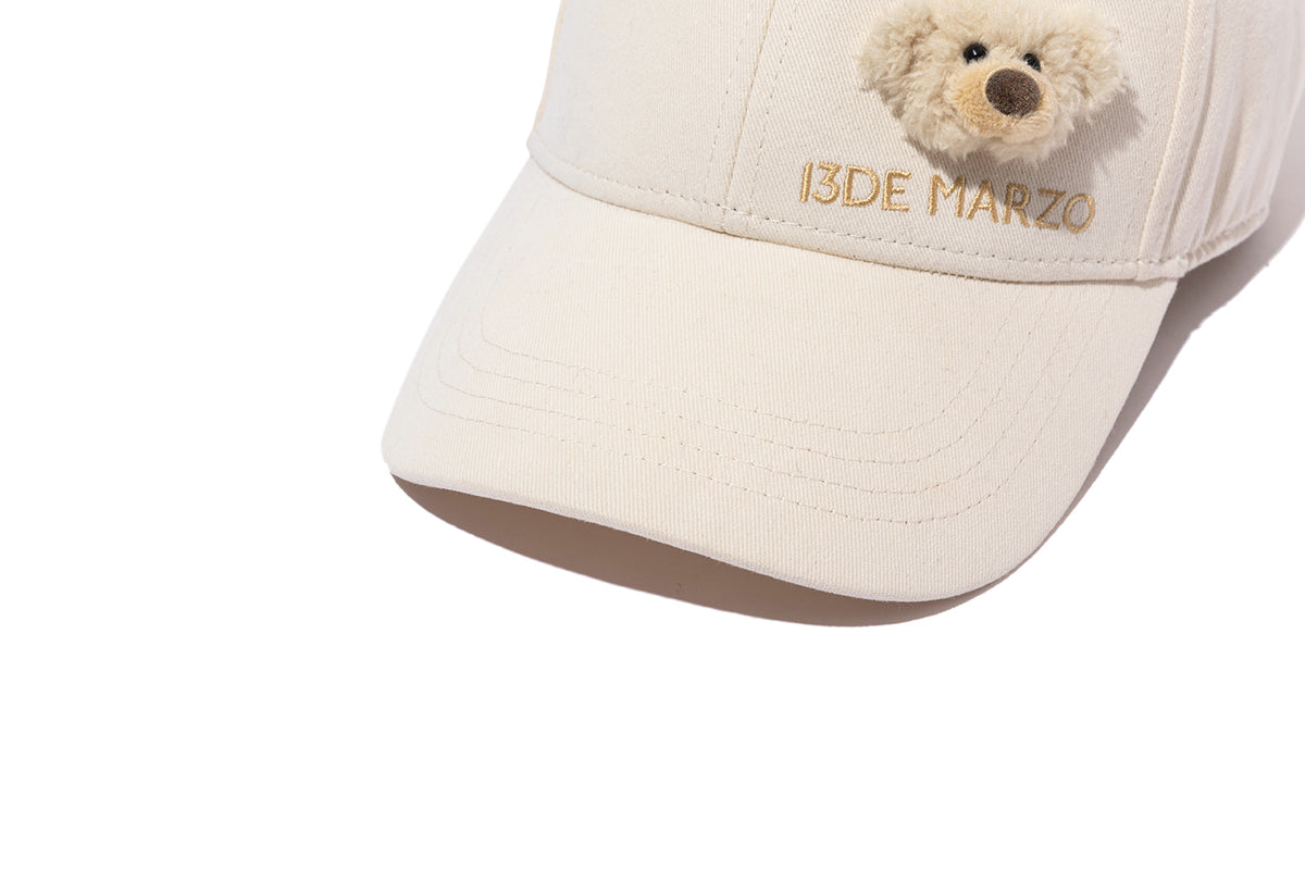13DE MARZO Basic Baseball Cap Beige