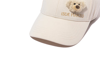 13DE MARZO Basic Baseball Cap Beige