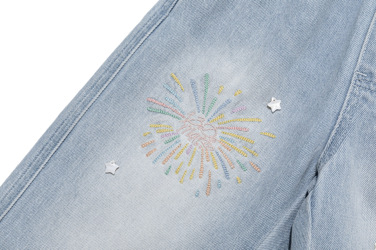 13DE MARZO Luminous BabyBear Firework Jeans
