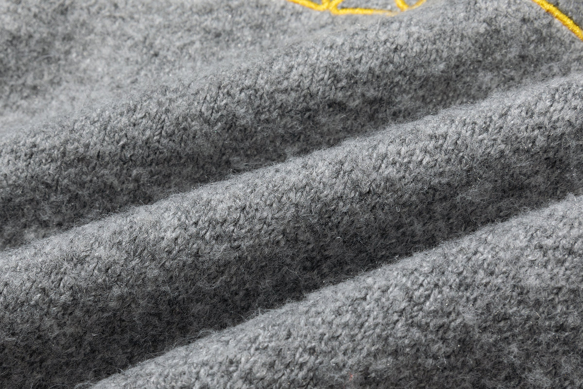 13DE MARZO BabyBear Sunflower Cardigan Grey