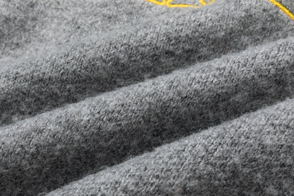 13DE MARZO BabyBear Sunflower Cardigan Grey