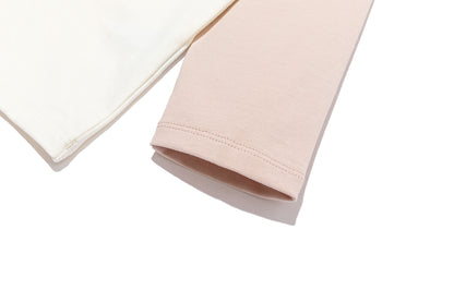 13DE MARZO Babybear Raglan Long Sleeve Top Beige