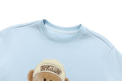 13DE MARZO BabyBear Bandana Sweatshirt Blue