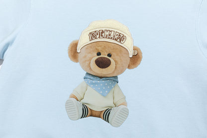 13DE MARZO BabyBear Bandana Sweatshirt Blue