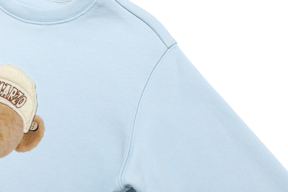 13DE MARZO BabyBear Bandana Sweatshirt Blue