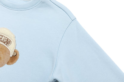 13DE MARZO BabyBear Bandana Sweatshirt Blue