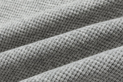 13DE MARZO BabyBear Waffle Zip Sweatshirt Jacket Grey