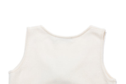 13DE MARZO Doozoo Knit Vest Beige