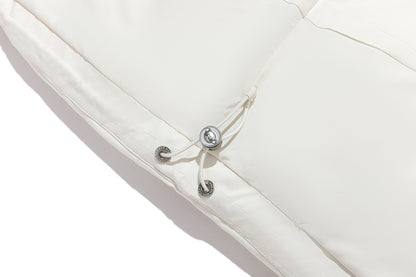 13DE MARZO All Over Flocked Bear Down Jacket Beige