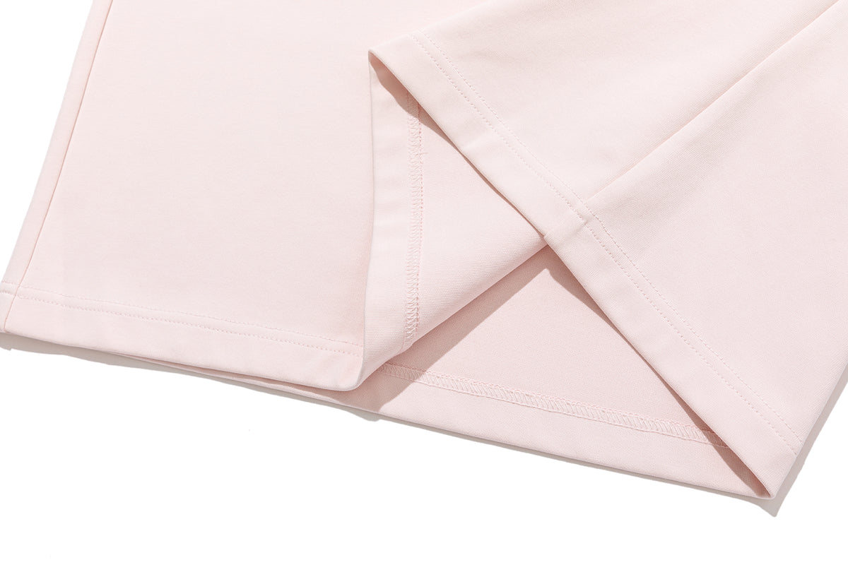 13DE MARZO Plaid Deconstructed Long Sleeve Pink