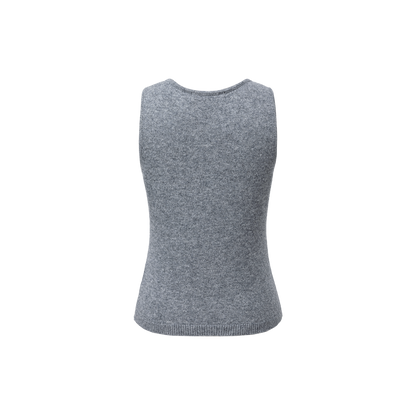 13DE MARZO Doozoo Knit Vest Grey