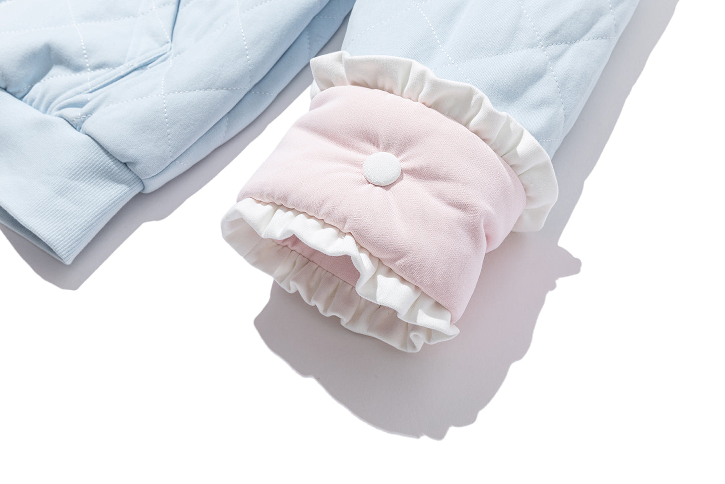 13DE MARZO Nighty Night Bear Eye Mask Cardigan Blue