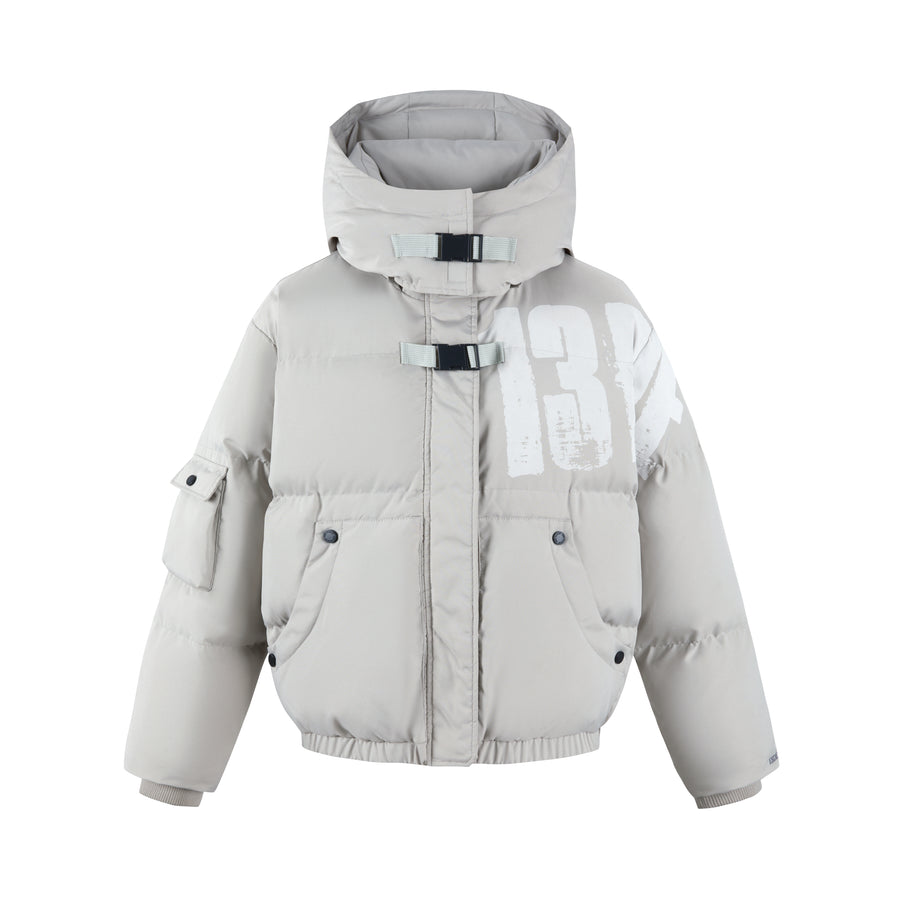 13DE MARZO Doozoo Graffiti Logo Down Jacket - 13DE MARZO