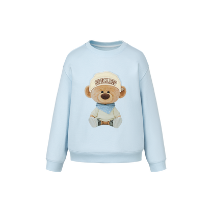 13DE MARZO BabyBear Bandana Sweatshirt Blue
