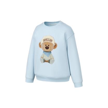 13DE MARZO BabyBear Bandana Sweatshirt Blue
