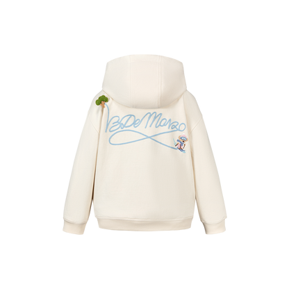 13DE MARZO Snow BabyBear Hooded Cardigan Beige