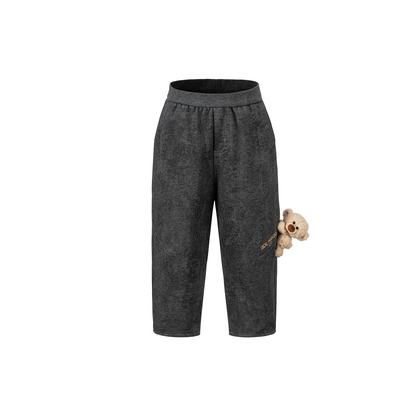 13DE MARZO BabyBear Pocket Sweatpants Dark Grey