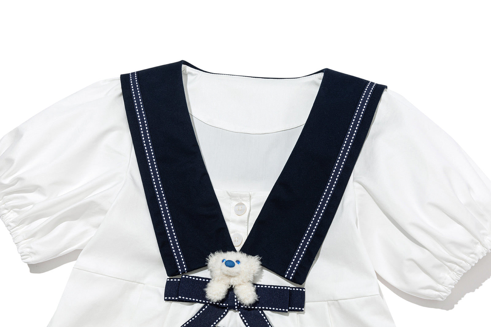 13DE MARZO BabyBear Sailor Bow Dress - 13DE MARZO