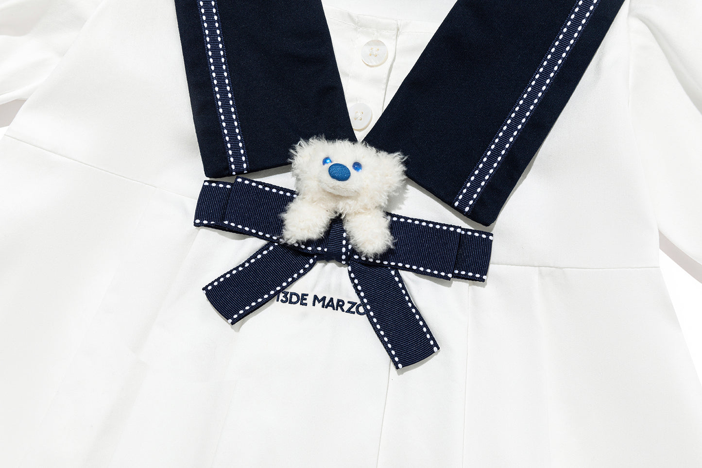 13DE MARZO BabyBear Sailor Bow Dress - 13DE MARZO