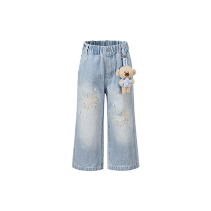 13DE MARZO Luminous BabyBear Firework Jeans