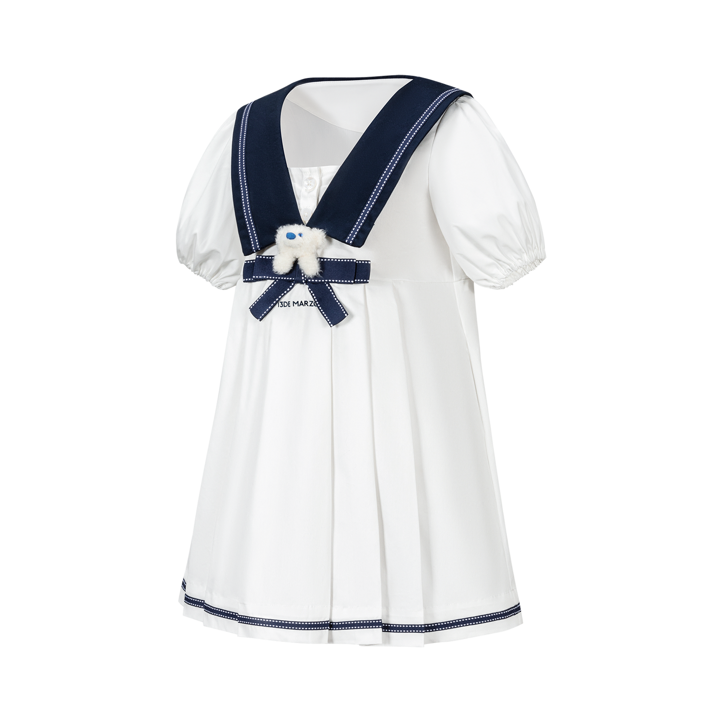 13DE MARZO BabyBear Sailor Bow Dress - 13DE MARZO