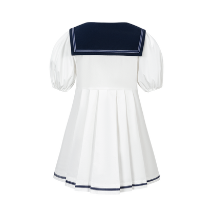 13DE MARZO BabyBear Sailor Bow Dress - 13DE MARZO