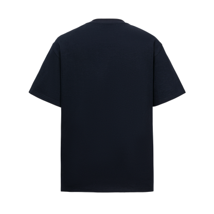 13DE MARZO Patchwork Bear Bath Scene T-shirt Navy Blue - 13DE MARZO