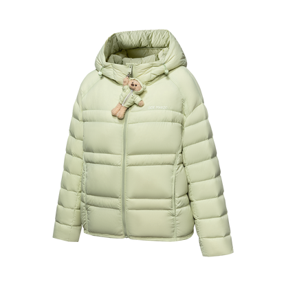 13DE MARZO Lightweight Quilted Down Jacket Green