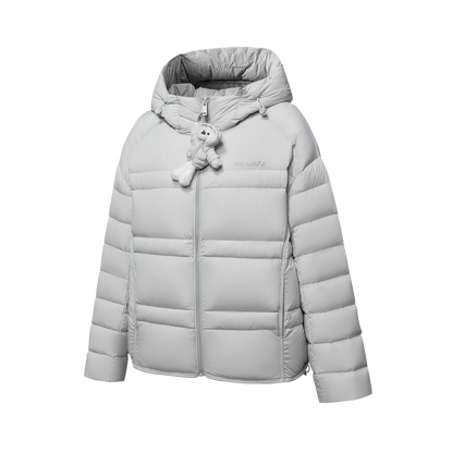 13DE MARZO Lightweight Quilted Down Jacket Grey