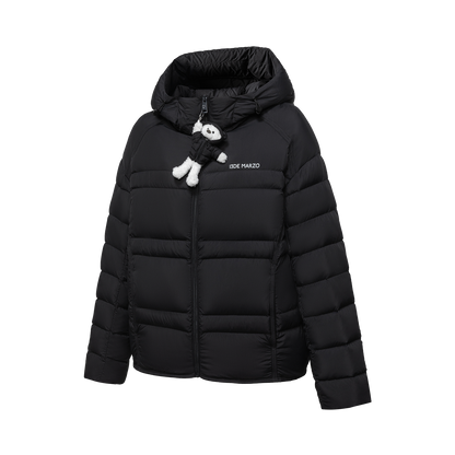 13DE MARZO Lightweight Quilted Down Jacket Black