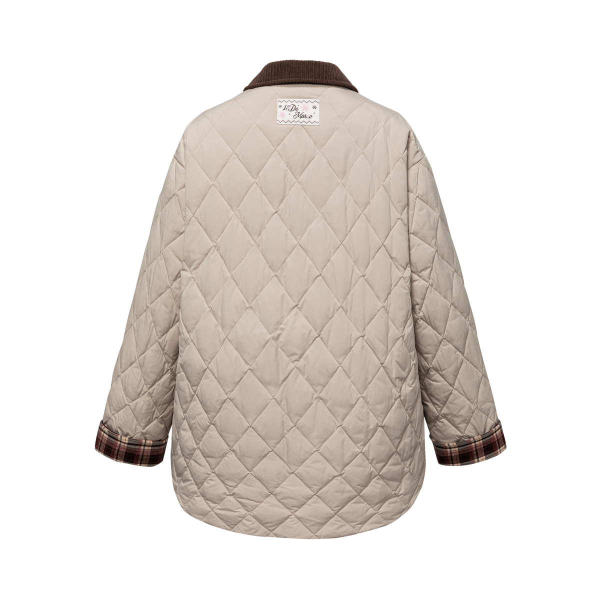 13DE MARZO Luminous Bear Down Jacket Coat Khaki - 13DE MARZO