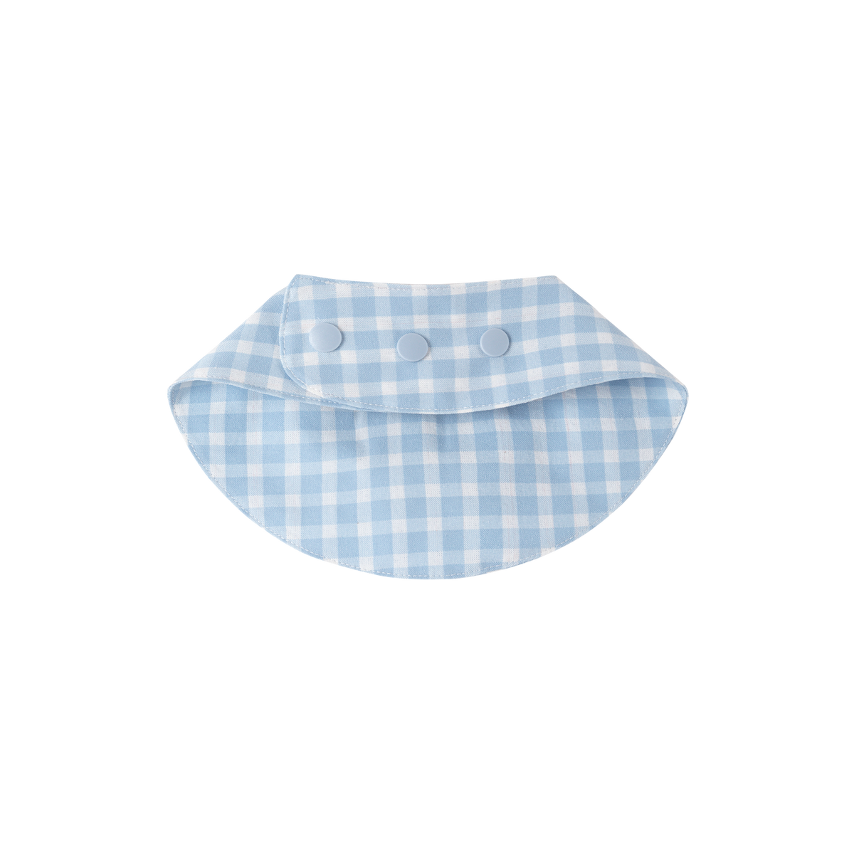 13DE MARZO Pet Plaid Crewneck Bib Blue - 13DE MARZO