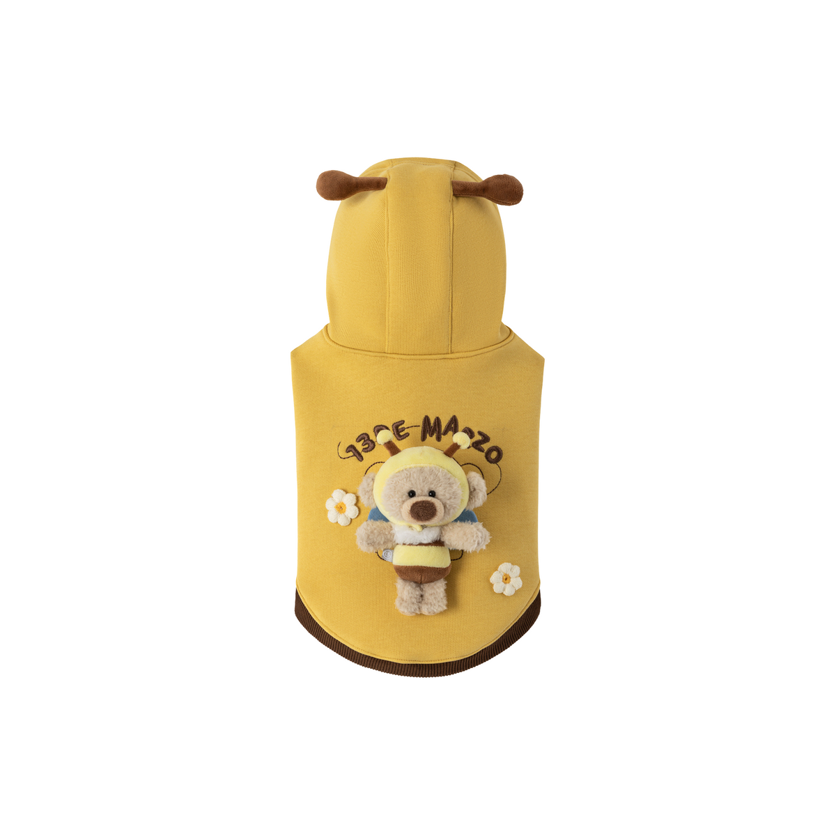 13DE MARZO Bee Bear Hoodie Yellow - 13DE MARZO